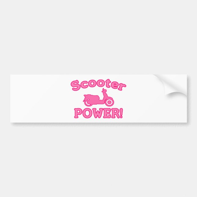 Autocollant De Voiture PUISSANCE de scooter ! (Devant)