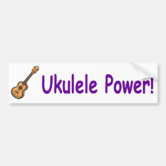 Autocollant De Voiture Puissance d'ukulélé !
