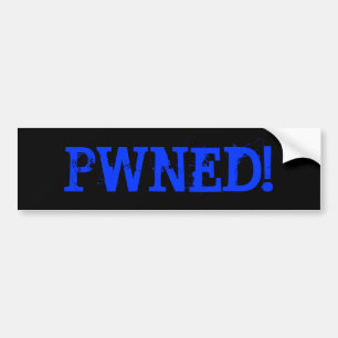 AUTOCOLLANT DE VOITURE PWNED !