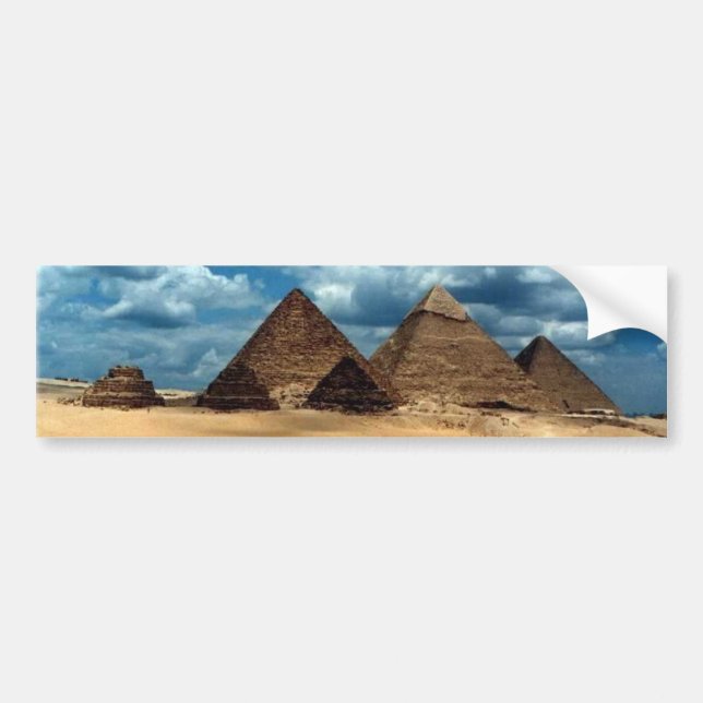 Autocollant De Voiture Pyramides de Gizeh (Devant)