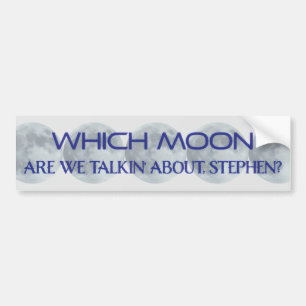 Autocollant De Voiture QI Quel Lune