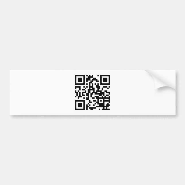 AUTOCOLLANT DE VOITURE QR CODE® (Devant)