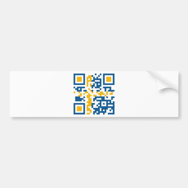 Autocollant De Voiture QR-Code-Sverige (Devant)