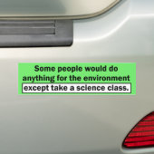 Autocollant De Voiture Quelque chose pour l'environnement (On Car)