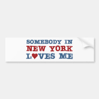 Autocollant De Voiture Quelqu'un à New York m'aime