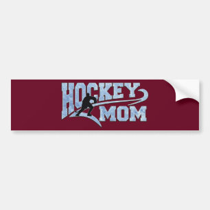 Autocollant De Voiture Queue de sport Maman de hockey