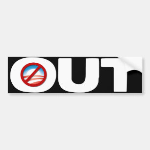 Autocollant De Voiture - Quiconque mais Obama - 2012