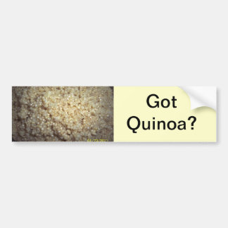 Autocollant De Voiture Quinoa obtenu ?