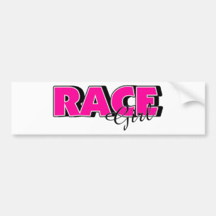 Autocollant De Voiture Race Girl