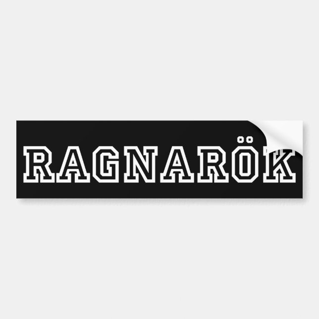 Autocollant De Voiture Ragnarok (Devant)