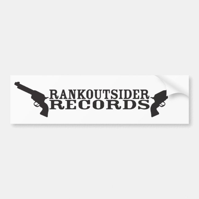 Autocollant De Voiture Rankoutsider enregistre l'adhésif pour pare-chocs (Devant)