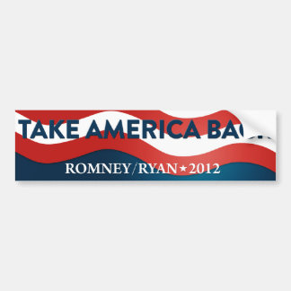 Autocollant De Voiture Rapportez l'Amérique Romney/adhésif pour