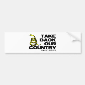 Autocollant De Voiture rapportez notre pays