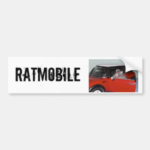 AUTOCOLLANT DE VOITURE RATMOBILE