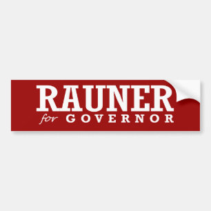 AUTOCOLLANT DE VOITURE RAUNER POUR LE GOUVERNEUR 2014