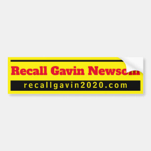 Autocollant De Voiture recallgavin2020 bumpersticker