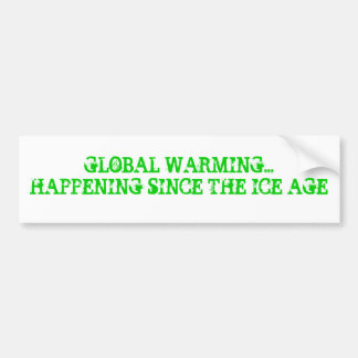 AUTOCOLLANT DE VOITURE RÉCHAUFFEMENT CLIMATIQUE…