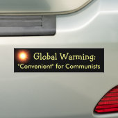 Autocollant De Voiture Réchauffement climatique : Commode pour des (On Car)