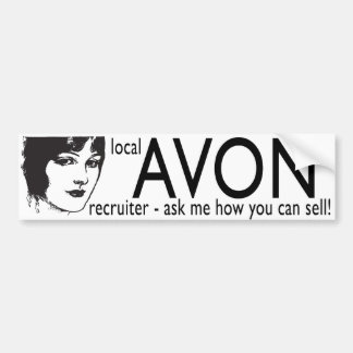 Autocollant De Voiture Recruteur Avon local
