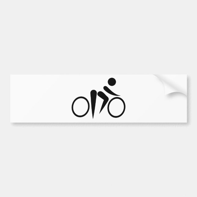 Autocollant De Voiture Recyclage de bicyclette (Devant)