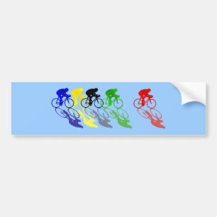 Autocollant De Voiture Recyclage de course sur route de vélo de route