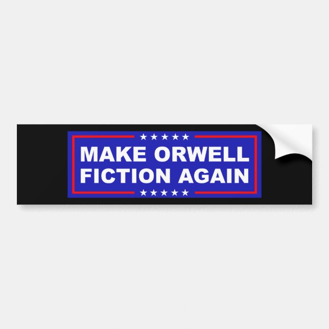 Autocollant De Voiture Refaire D'Orwell De La Fiction (Devant)
