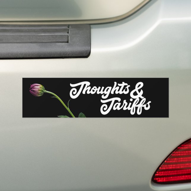 Autocollant De Voiture Réflexions Et Droits De Douane Anti-Trump (En voiture)