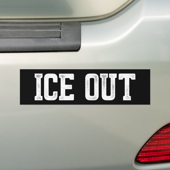 Autocollant De Voiture Réforme de l'immigration anti-ICE Out (En voiture)