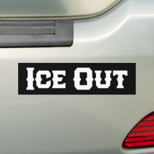 Autocollant De Voiture Réforme de l'immigration ICE Out anti-ICE
