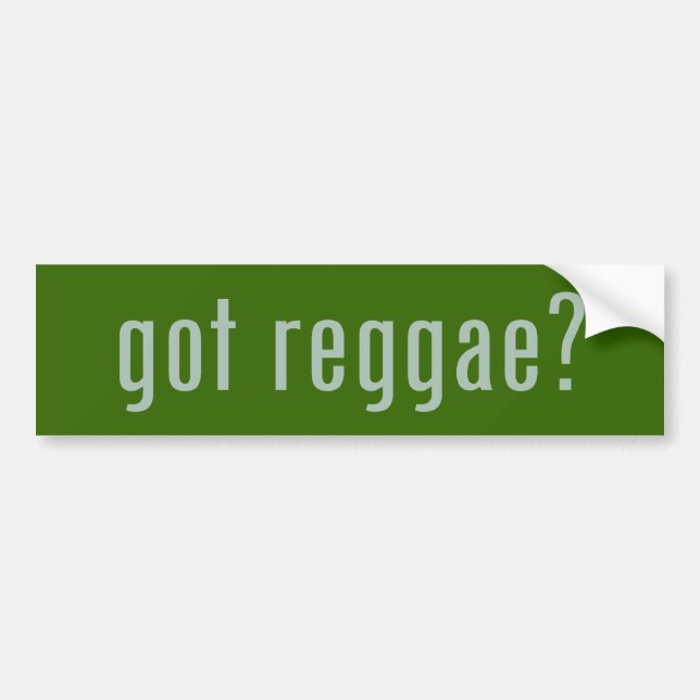 Autocollant De Voiture reggae obtenu ? (Devant)