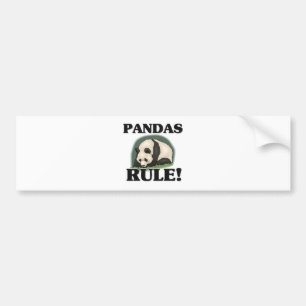 Autocollant De Voiture Règle de PANDAS !