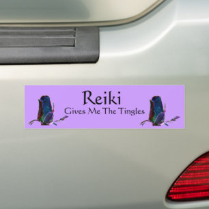 Autocollant De Voiture Reiki Me Donne Des Frissons 