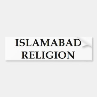 Autocollant De Voiture Religion d'Islamabad