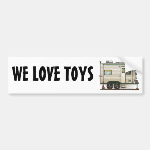 Autocollant De Voiture Remorque vintage mignonne de voyage de campeur de