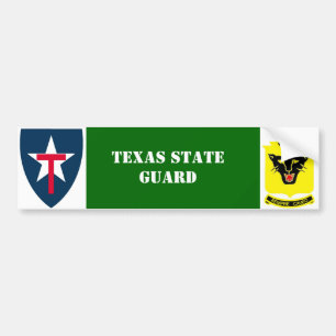 Autocollant De Voiture Repérage de garde d'état du Texas 4ème