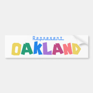Autocollant De Voiture Représentez Oakland