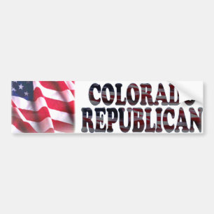 Autocollant De Voiture Républicain du Colorado