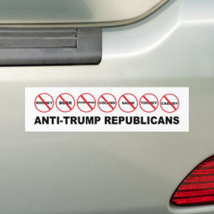 Autocollant De Voiture Républicains anti-Trump