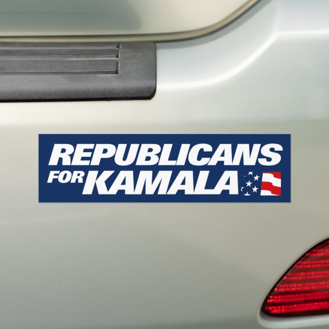 Autocollant De Voiture Républicains pour Kamala Harris 2024 (En voiture)