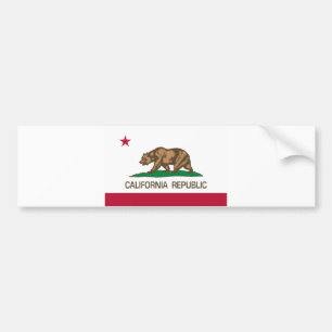 Autocollant De Voiture République de la Californie (drapeau d'état)
