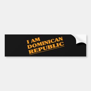AUTOCOLLANT DE VOITURE RÉPUBLIQUE DOMINICAINE
