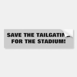 Autocollant De Voiture Réservez l'apéritif de pré-match pour le stade