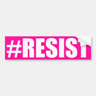 AUTOCOLLANT DE VOITURE #RESIST