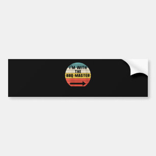 Autocollant De Voiture Rétro Vintage Womens Im Avec Master BBQ