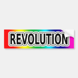 Autocollant De Voiture Révolution Arc-en-ciel