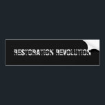 AUTOCOLLANT DE VOITURE RÉVOLUTION DE RESTAURATION<br><div class="desc">Rr</div>