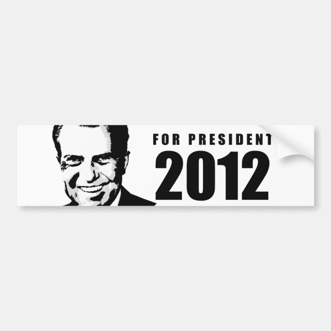 Autocollant De Voiture Richard Nixon 2012 (Devant)