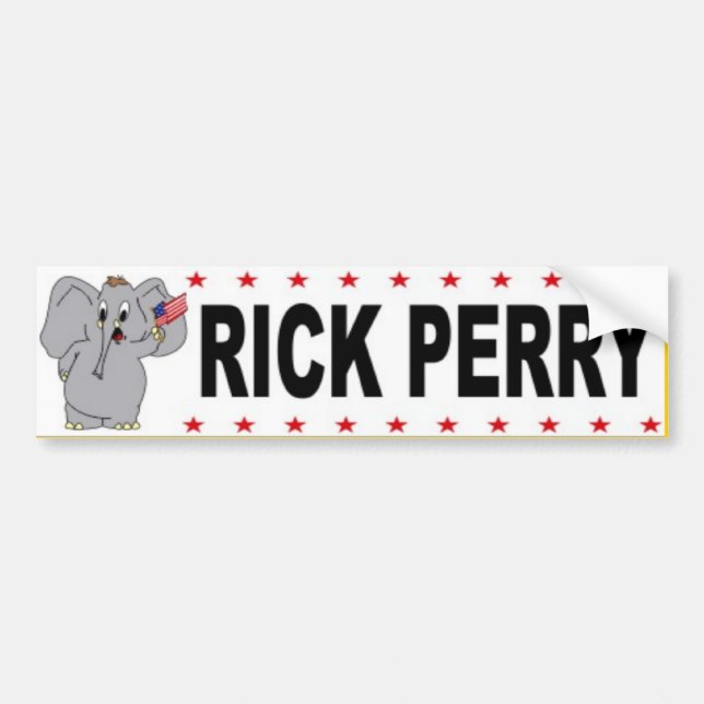 Autocollant De Voiture Rick Perry (Devant)