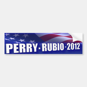 Autocollant De Voiture Rick Perry - Marco Rubio 2012