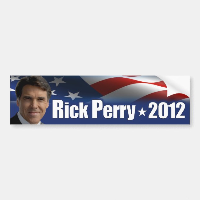 Autocollant De Voiture Rick Perry pour le président (Devant)